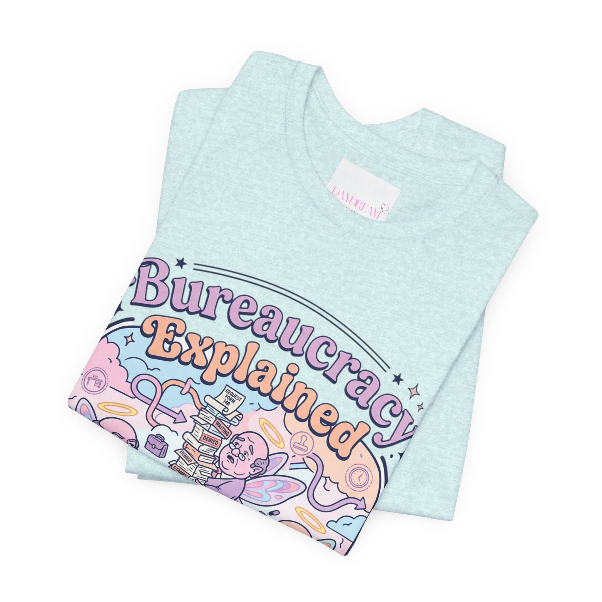 Bureaucracy Explained Tee | Political Satire, Absurdist America