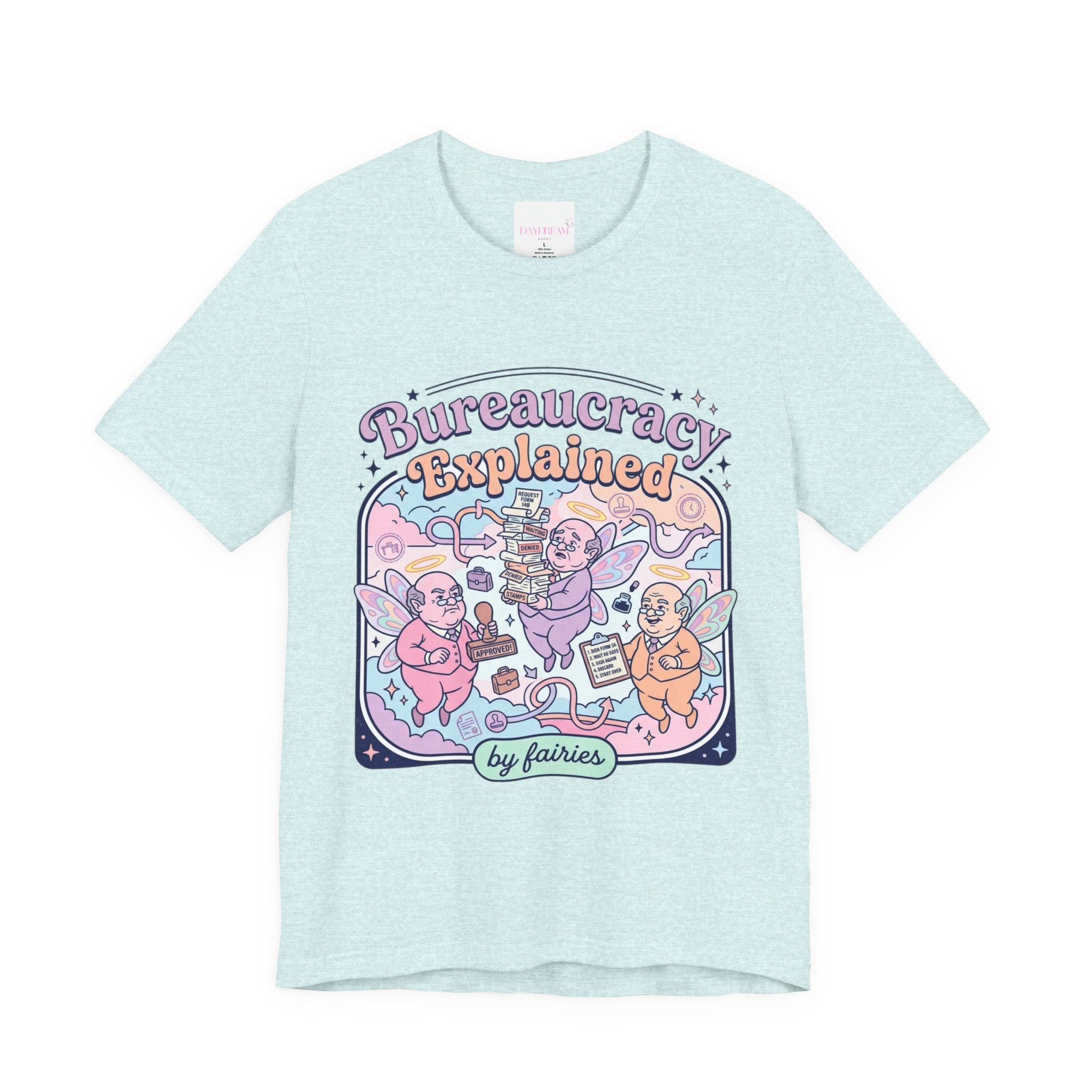 Bureaucracy Explained Tee | Political Satire, Absurdist America