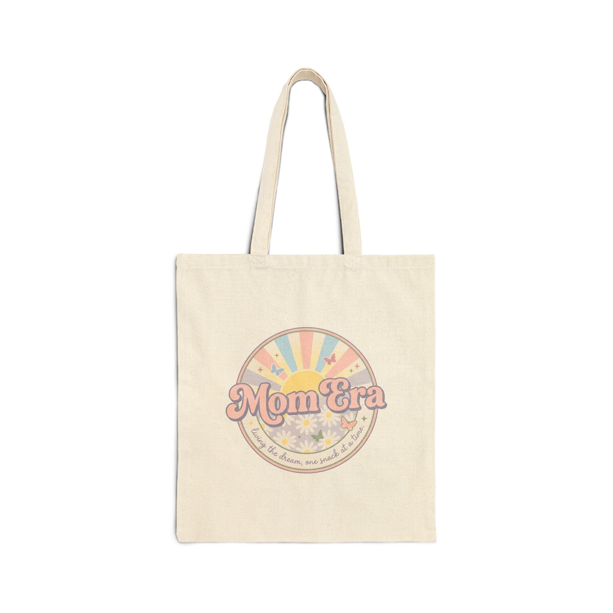 Cool Mom 'Mom Era' Tote, minimalist mom life streetwear, groovy retro type