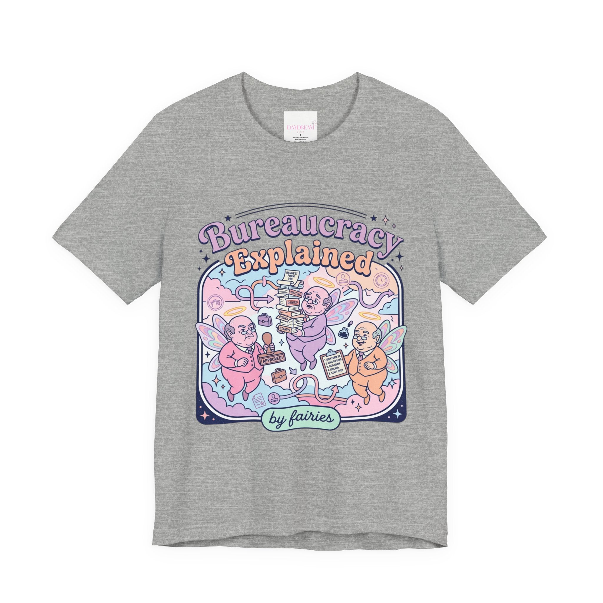 Bureaucracy Explained Tee | Political Satire, Absurdist America