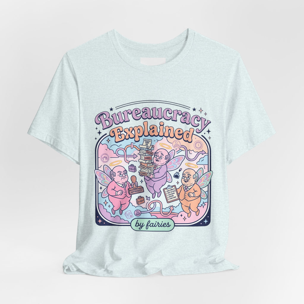 Bureaucracy Explained Tee | Political Satire, Absurdist America