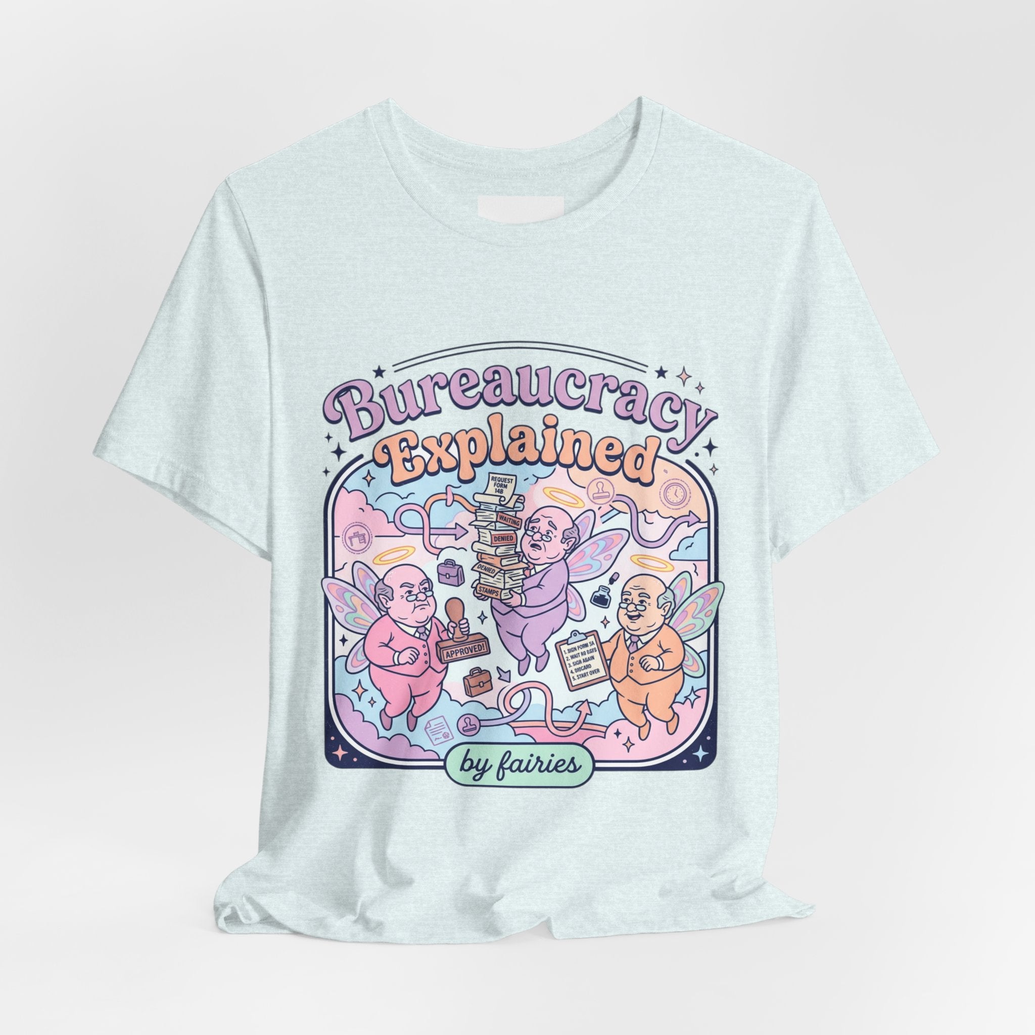 Bureaucracy Explained Tee | Political Satire, Absurdist America