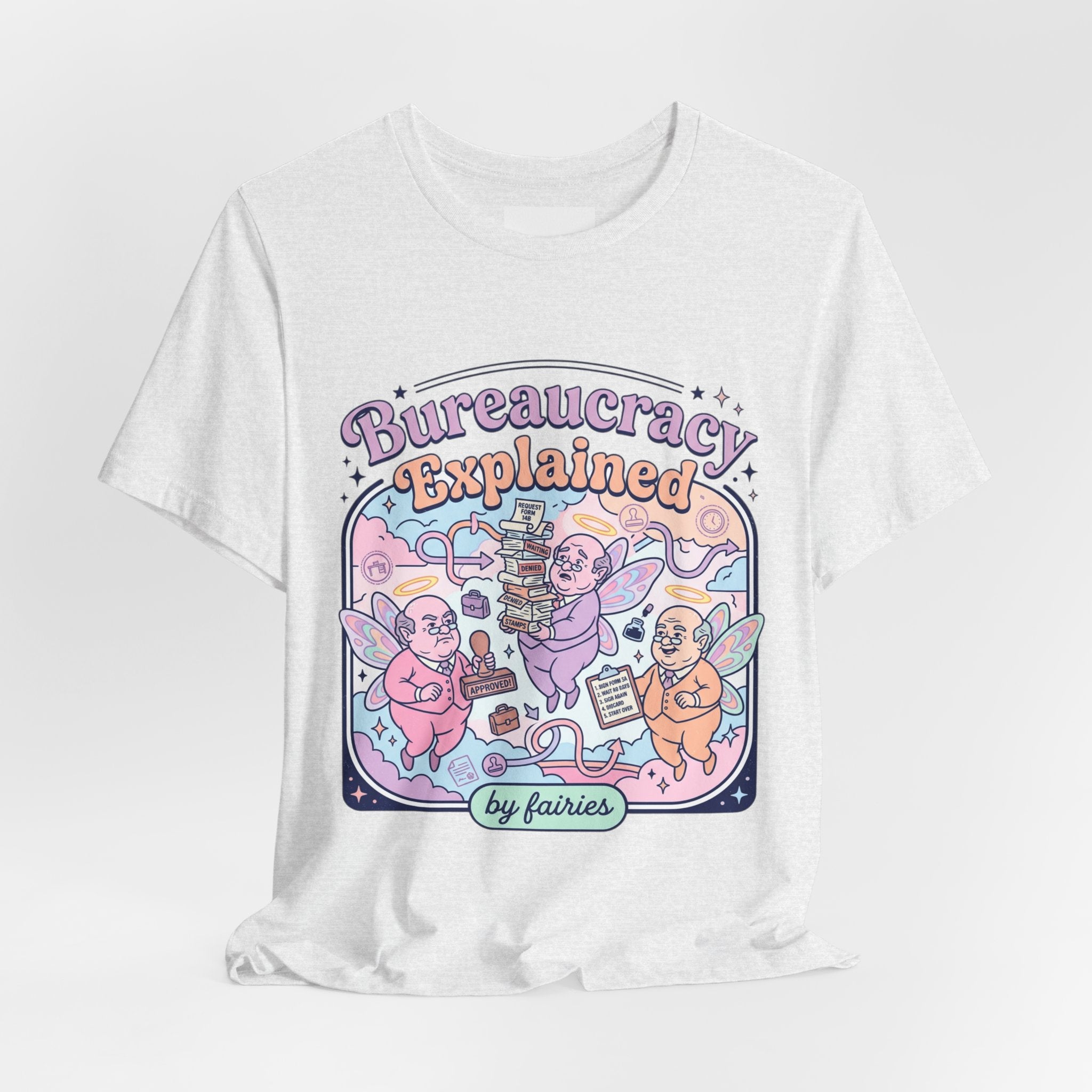 Bureaucracy Explained Tee | Political Satire, Absurdist America