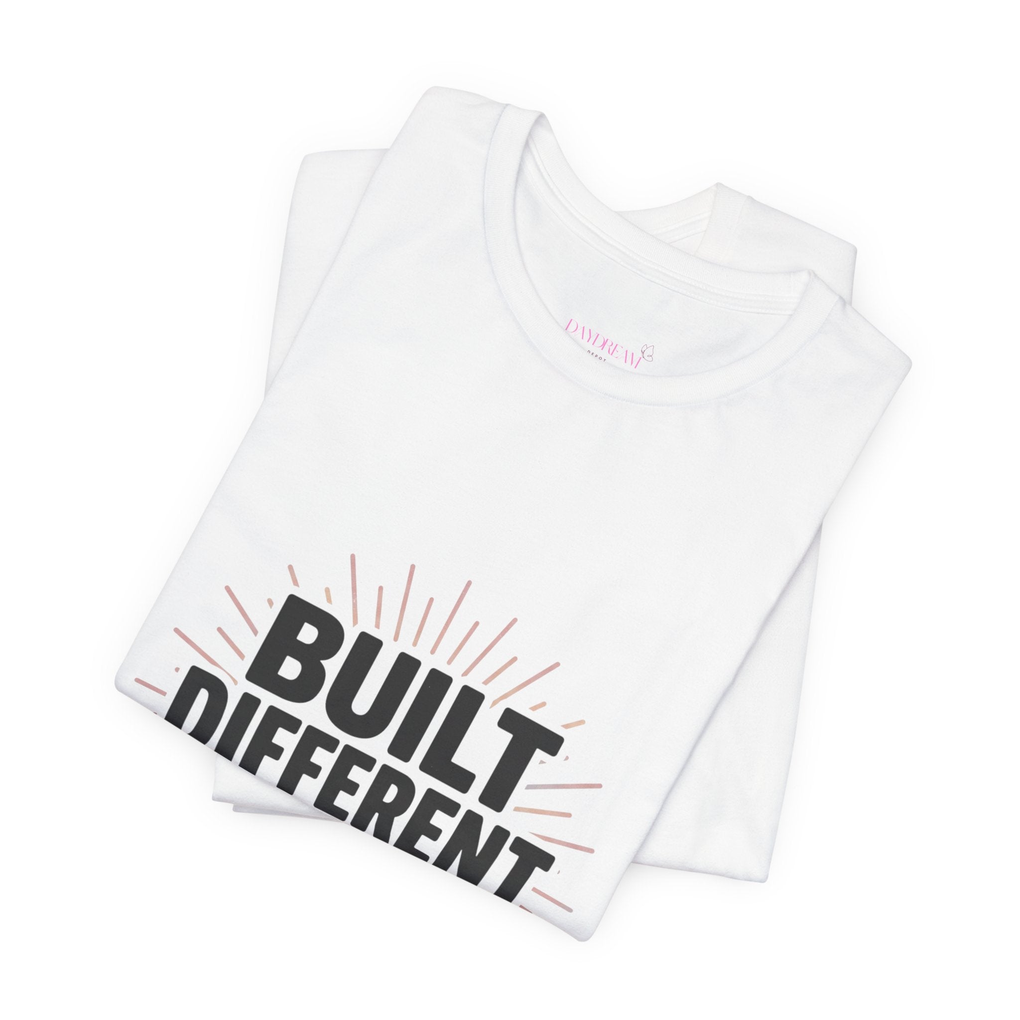 Built Different by Grace Tee | faith streetwear, bold type, washed vintage