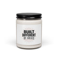 Built Different By Grace Candle | Christian Streetwear, Bold Type