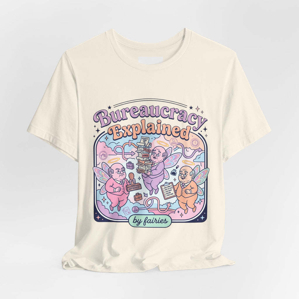 Bureaucracy Explained Tee | Political Satire, Absurdist America