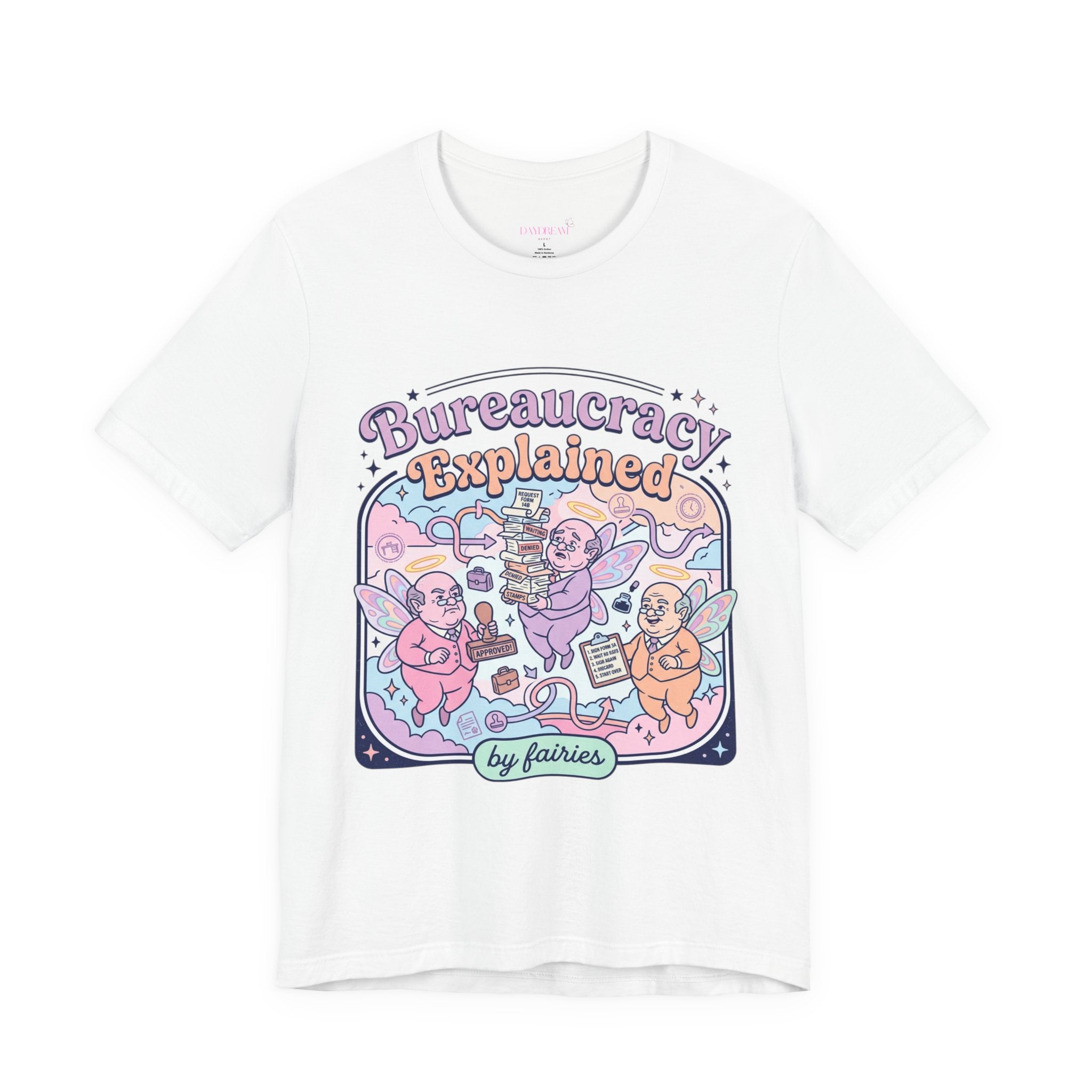 Bureaucracy Explained Tee | Political Satire, Absurdist America