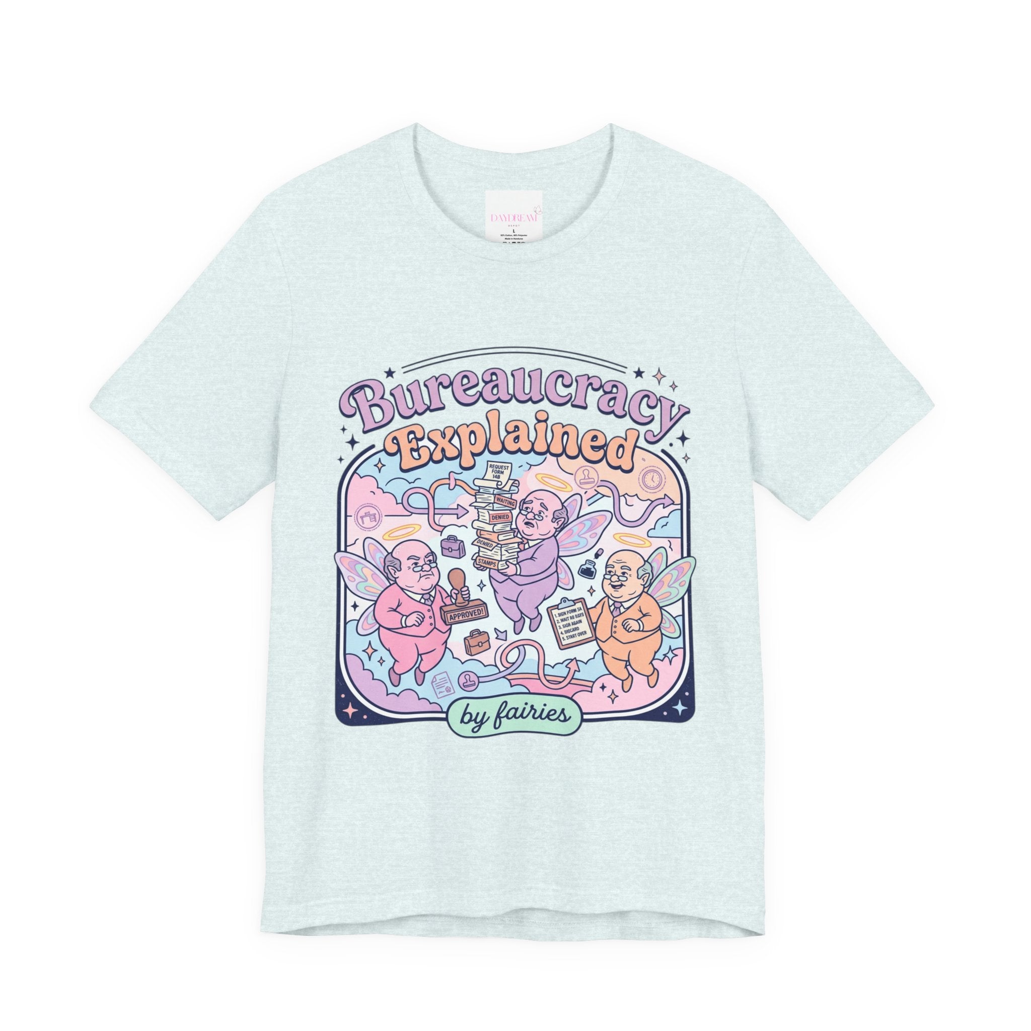 Bureaucracy Explained Tee | Political Satire, Absurdist America