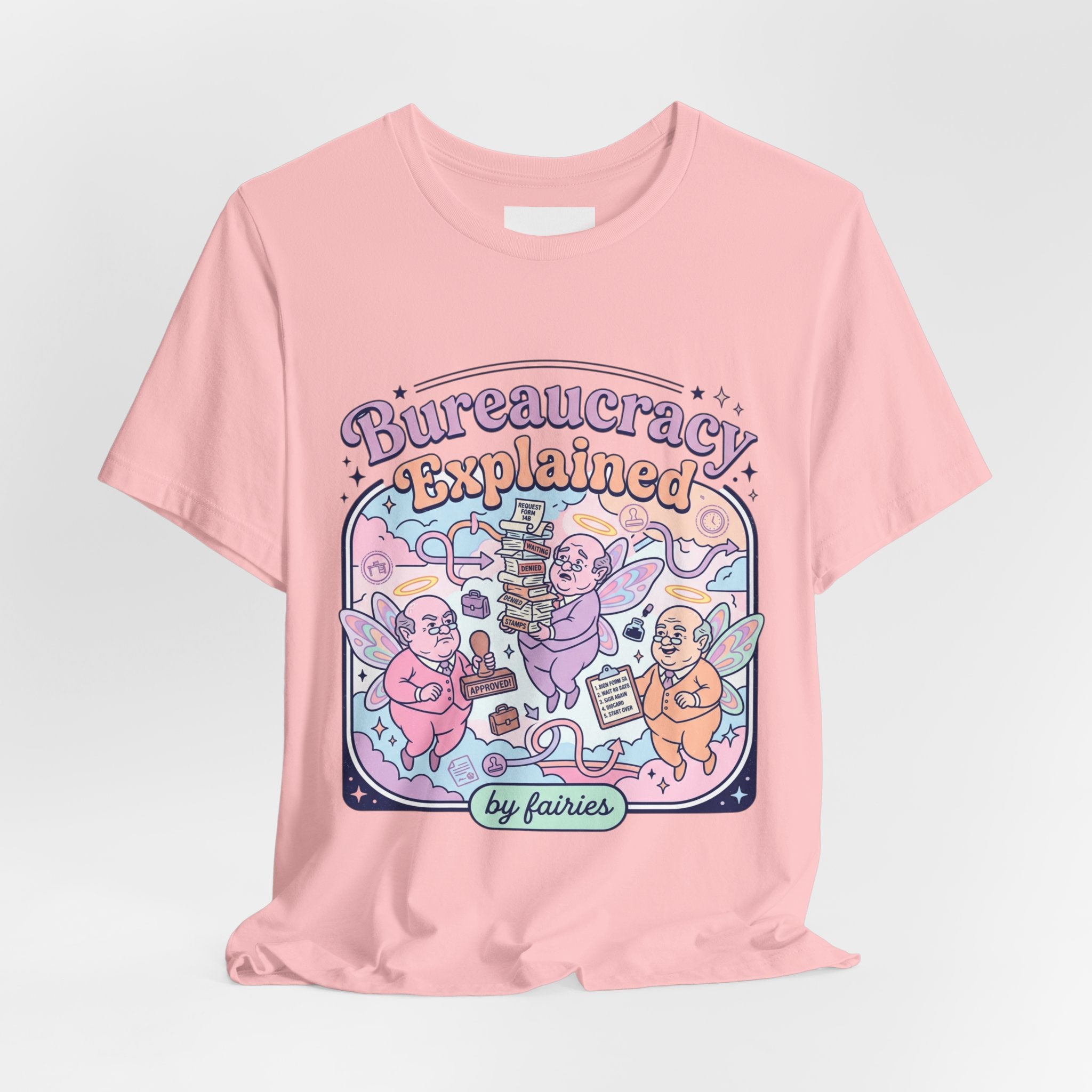 Bureaucracy Explained Tee | Political Satire, Absurdist America