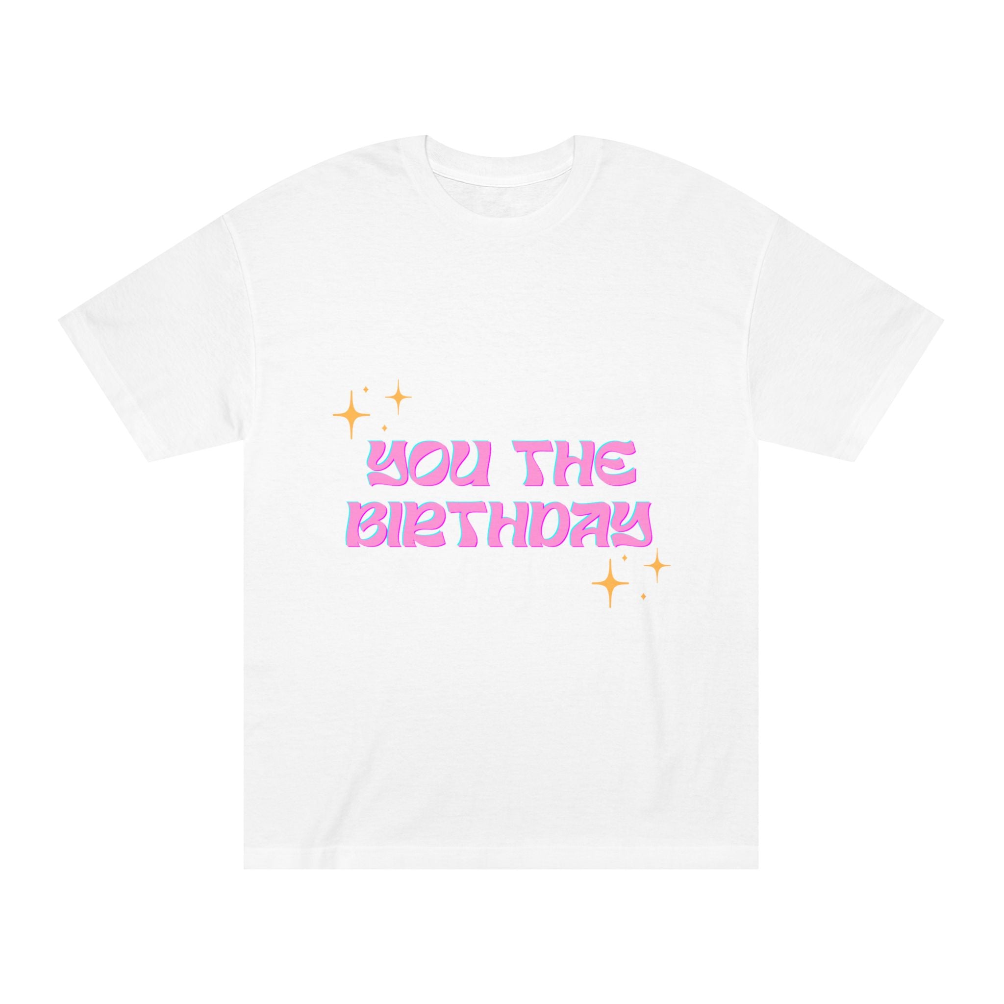 Viral "You The Birthday" Sparkle Graphic T-Shirt