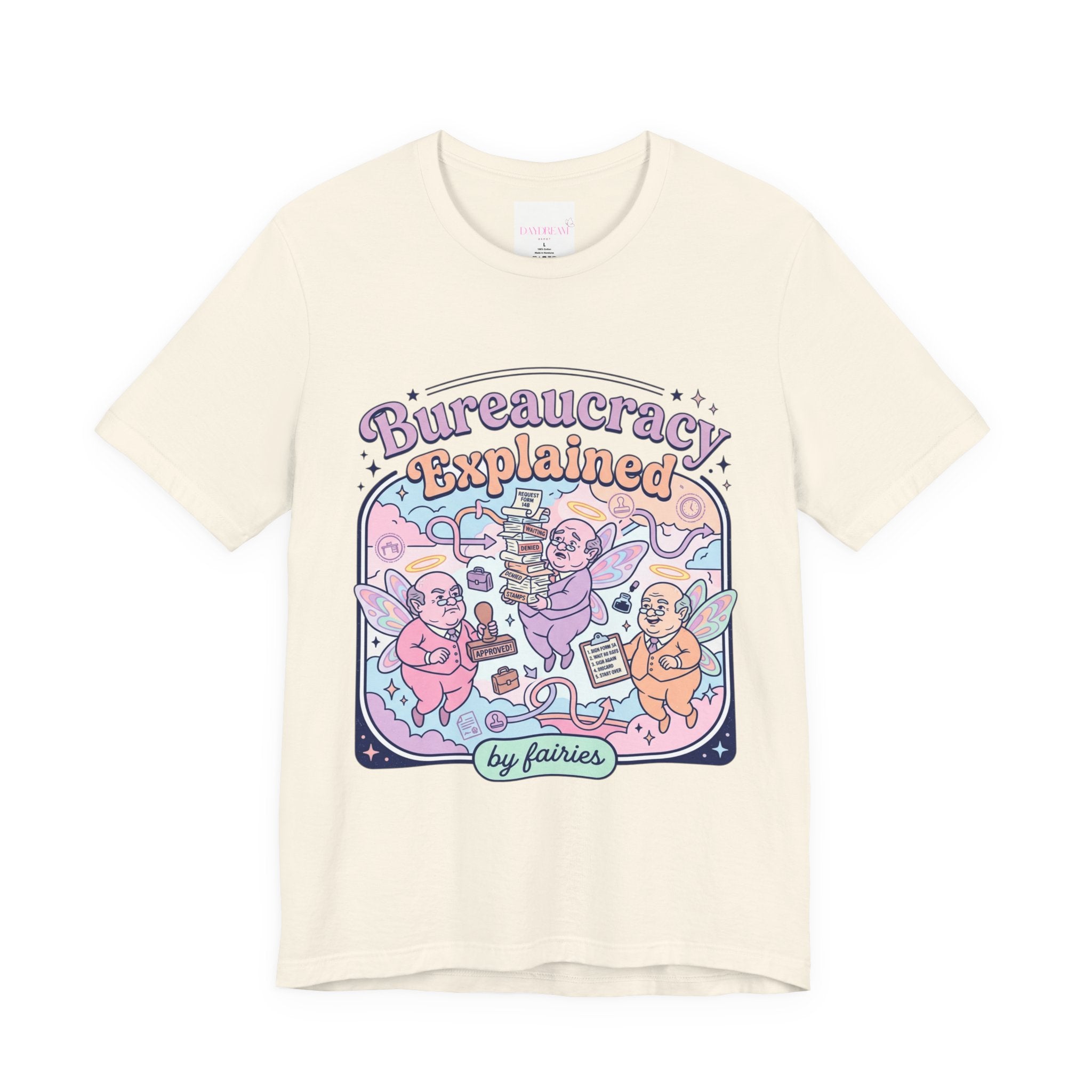 Bureaucracy Explained Tee | Political Satire, Absurdist America