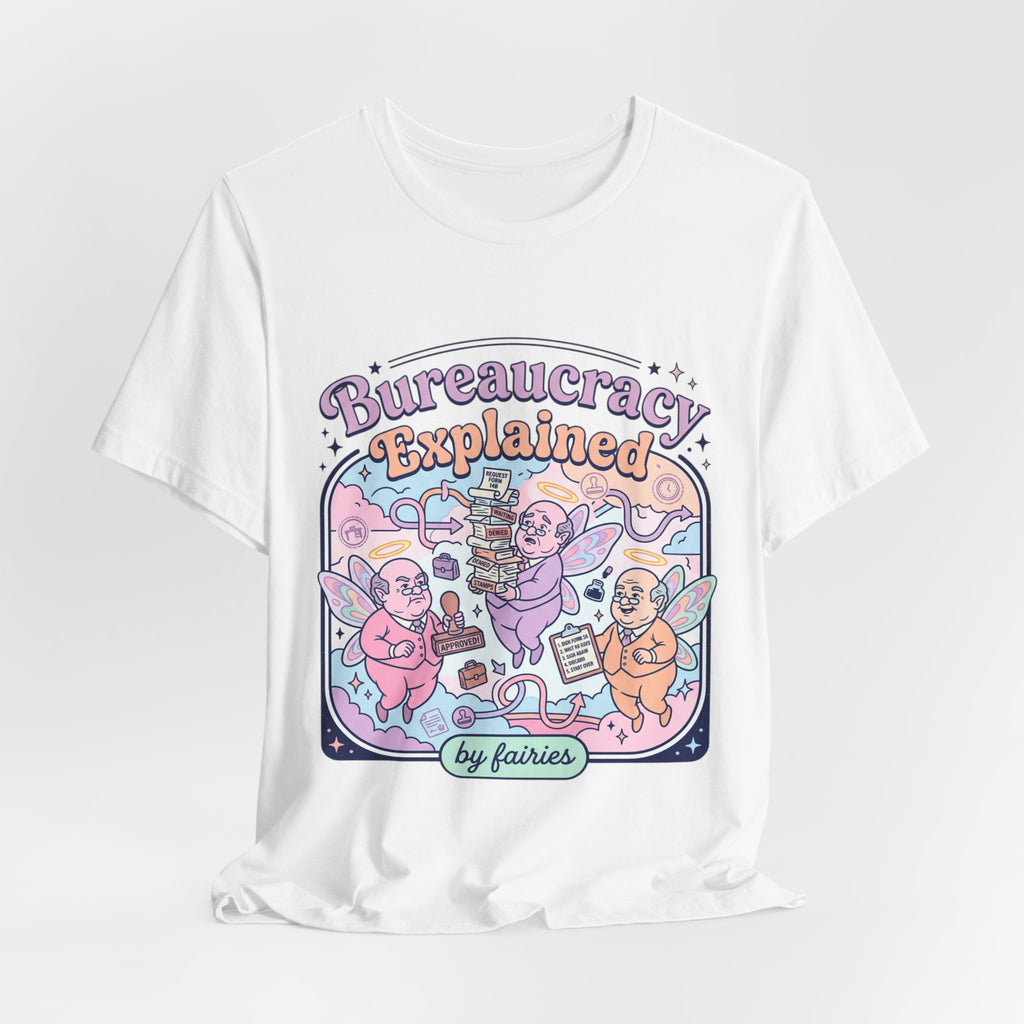 Bureaucracy Explained Tee | Political Satire, Absurdist America