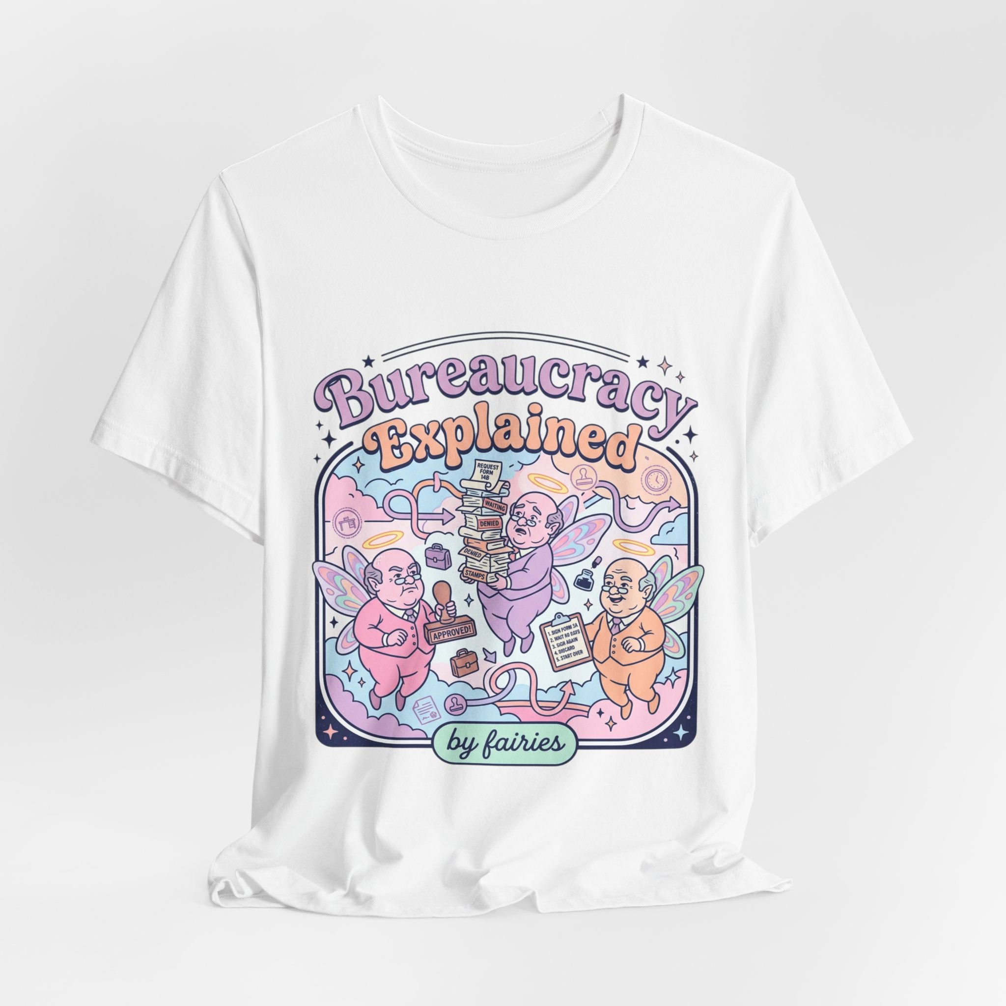 Bureaucracy Explained Tee | Political Satire, Absurdist America