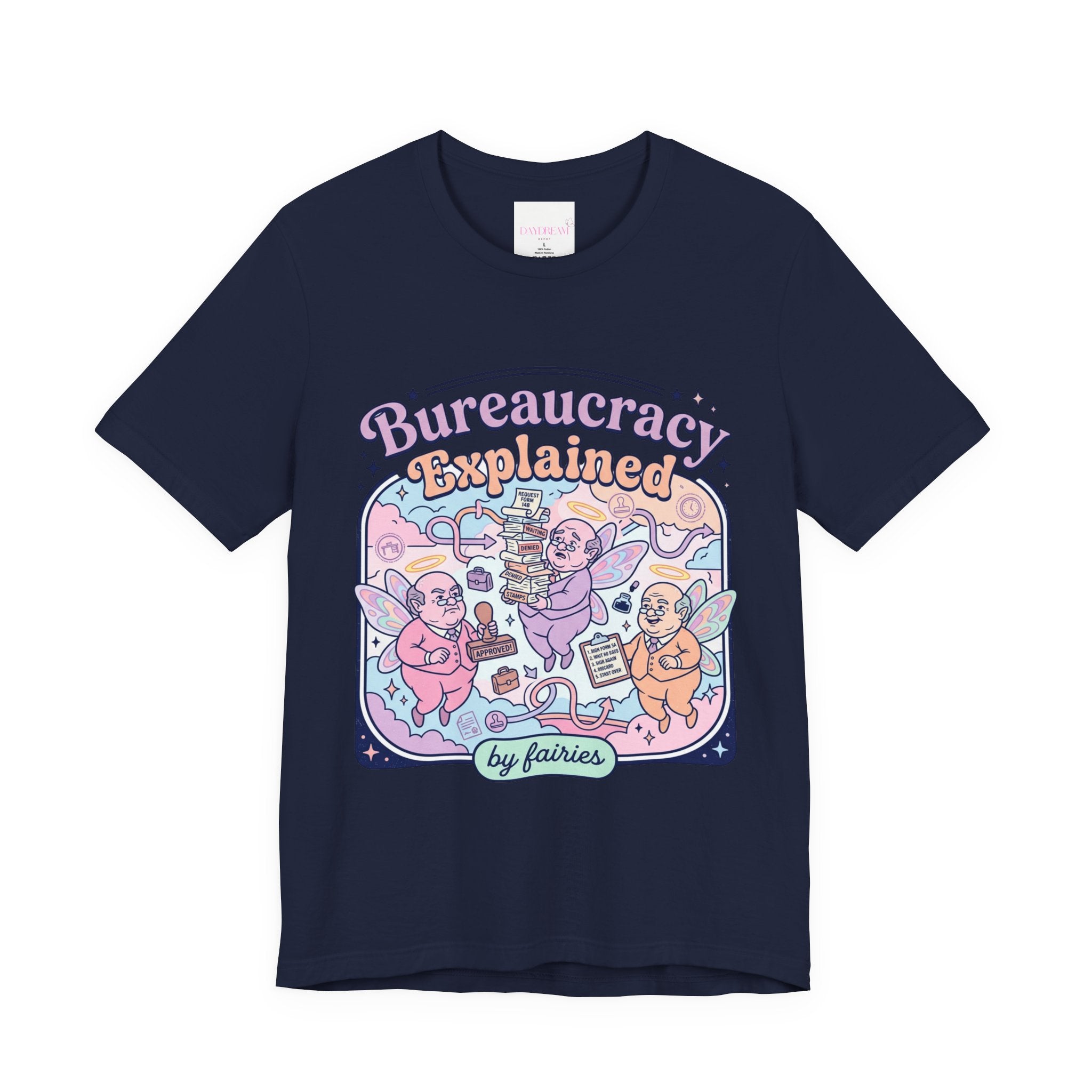 Bureaucracy Explained Tee | Political Satire, Absurdist America