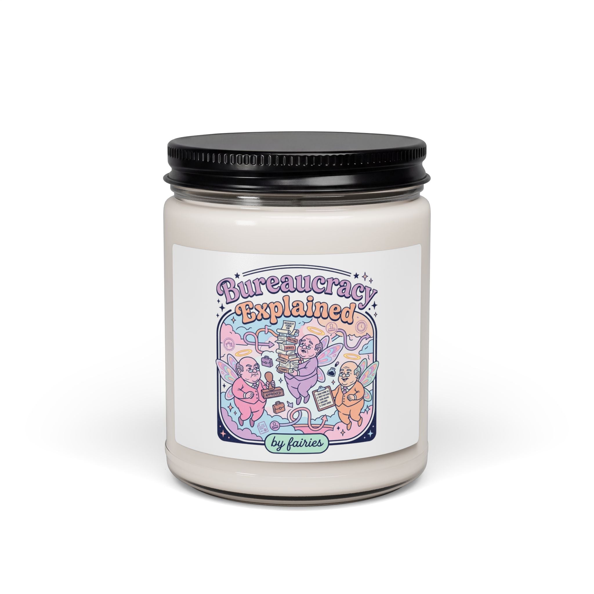 Bureaucracy Explained Candle, political satire | absurdist America, dark humor
