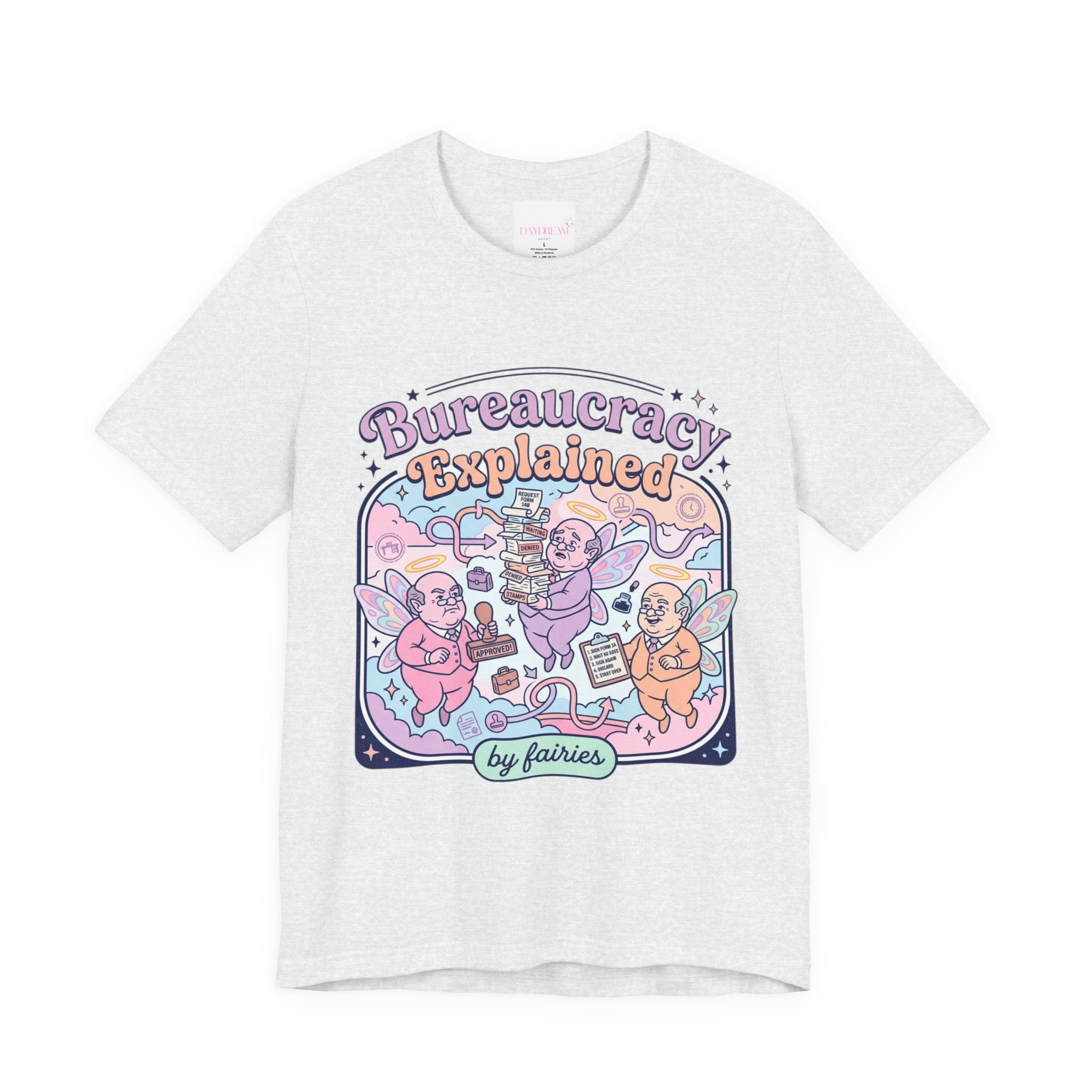 Bureaucracy Explained Tee | Political Satire, Absurdist America